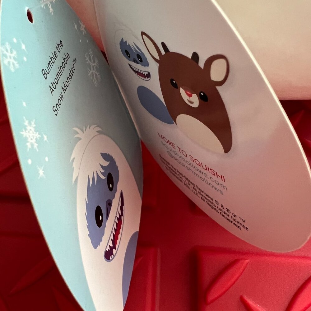 Squishmallows Bumble The Abominable Snow Monster Yeti Rudolph 12" NWT Christmas - Picture 3 of 4